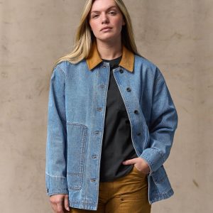 Women's 11-oz. Denim Barn Coat - Light Indigo