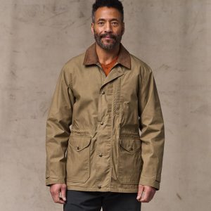 Dry Wax Mile Marker Coat - Dark Beige