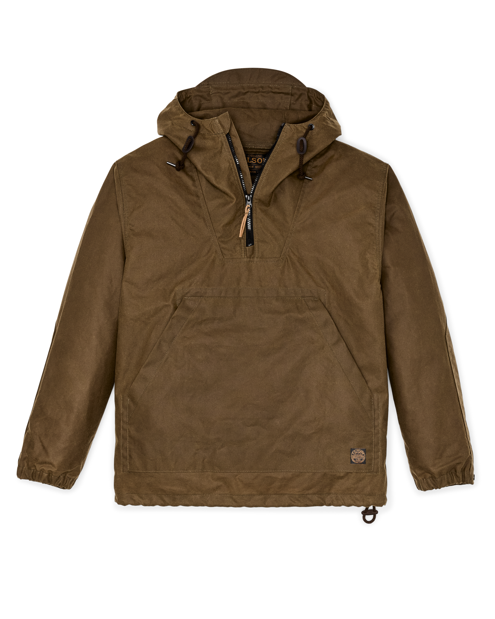 Shelter Cloth Waxed Anorak - Dark Tan - Image 5