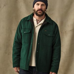 Spokane Insulated Jac-Shirt - Green / Black Plaid