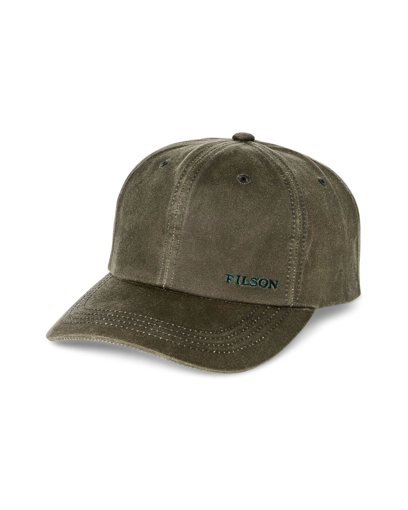 Waxed Low-profile Logger Cap - Otter Green