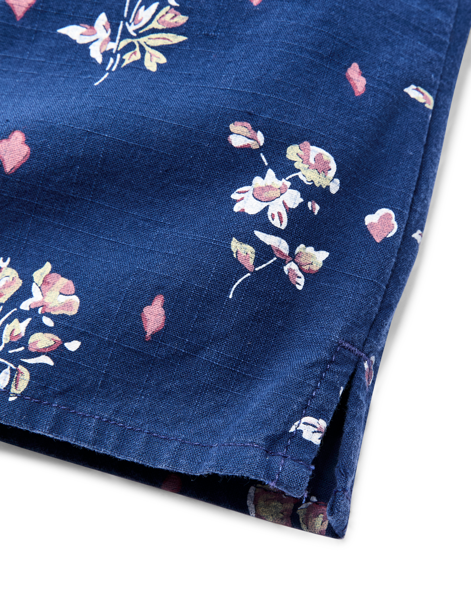 Women's Camp Shirt - Indigo / Floral - Image 7