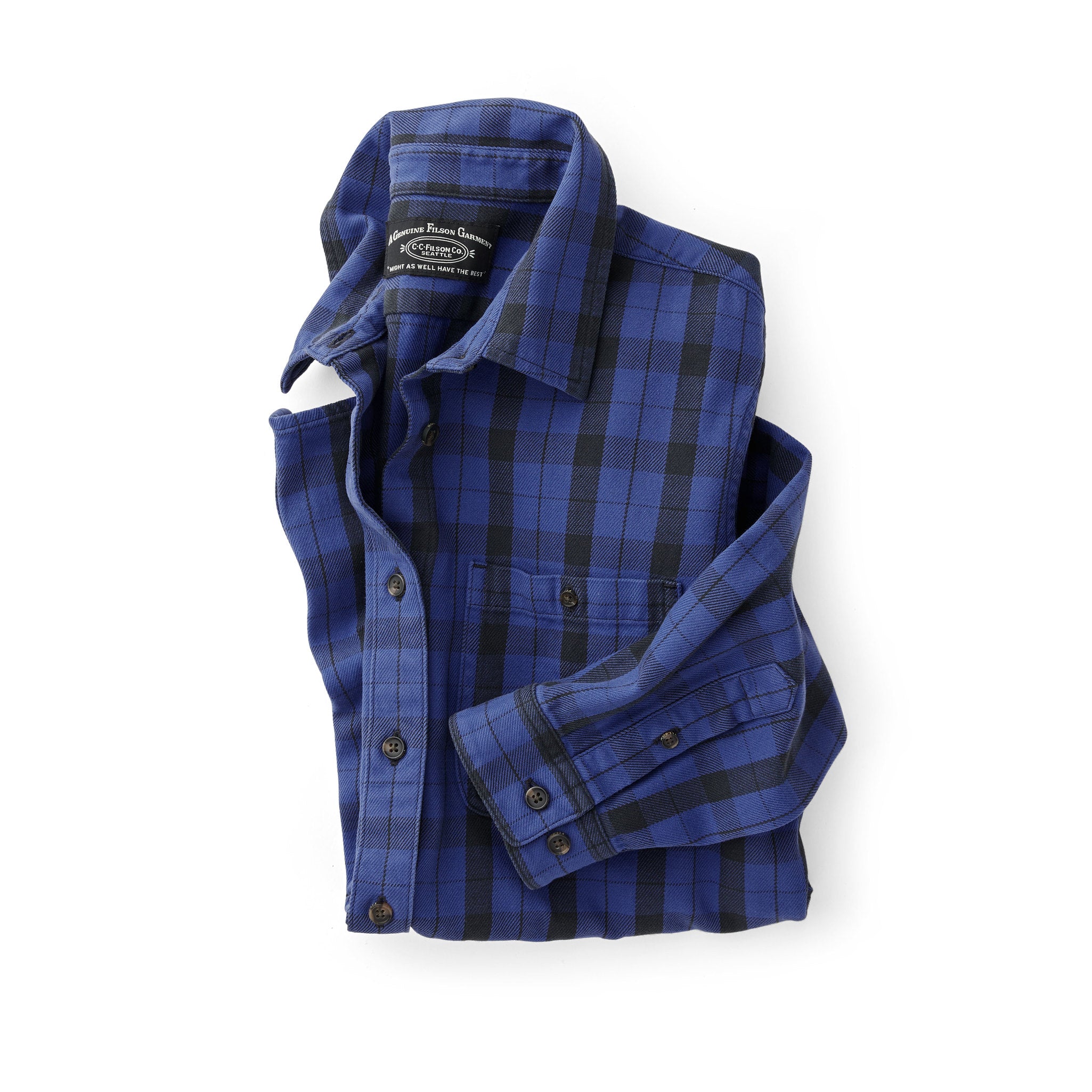 Women's Vintage Wash Alaskan Guide Shirt - Cobalt/black - Image 6