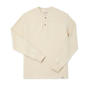 Alternative view of Waffle Knit Henley - Sand
