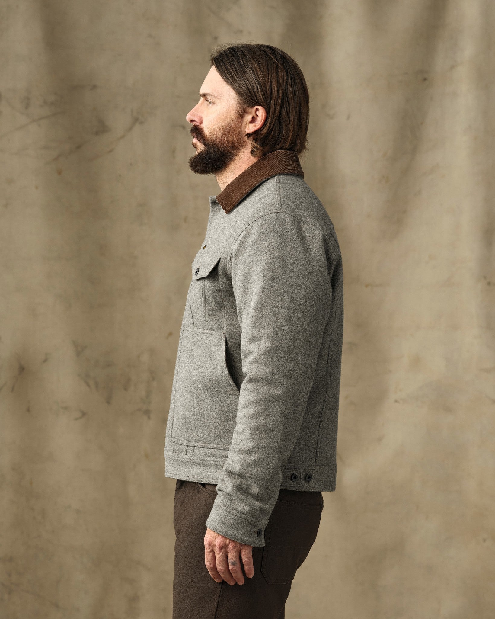 Spokane Insulated Short Cruiser - Vintage Heather Gray - Image 3