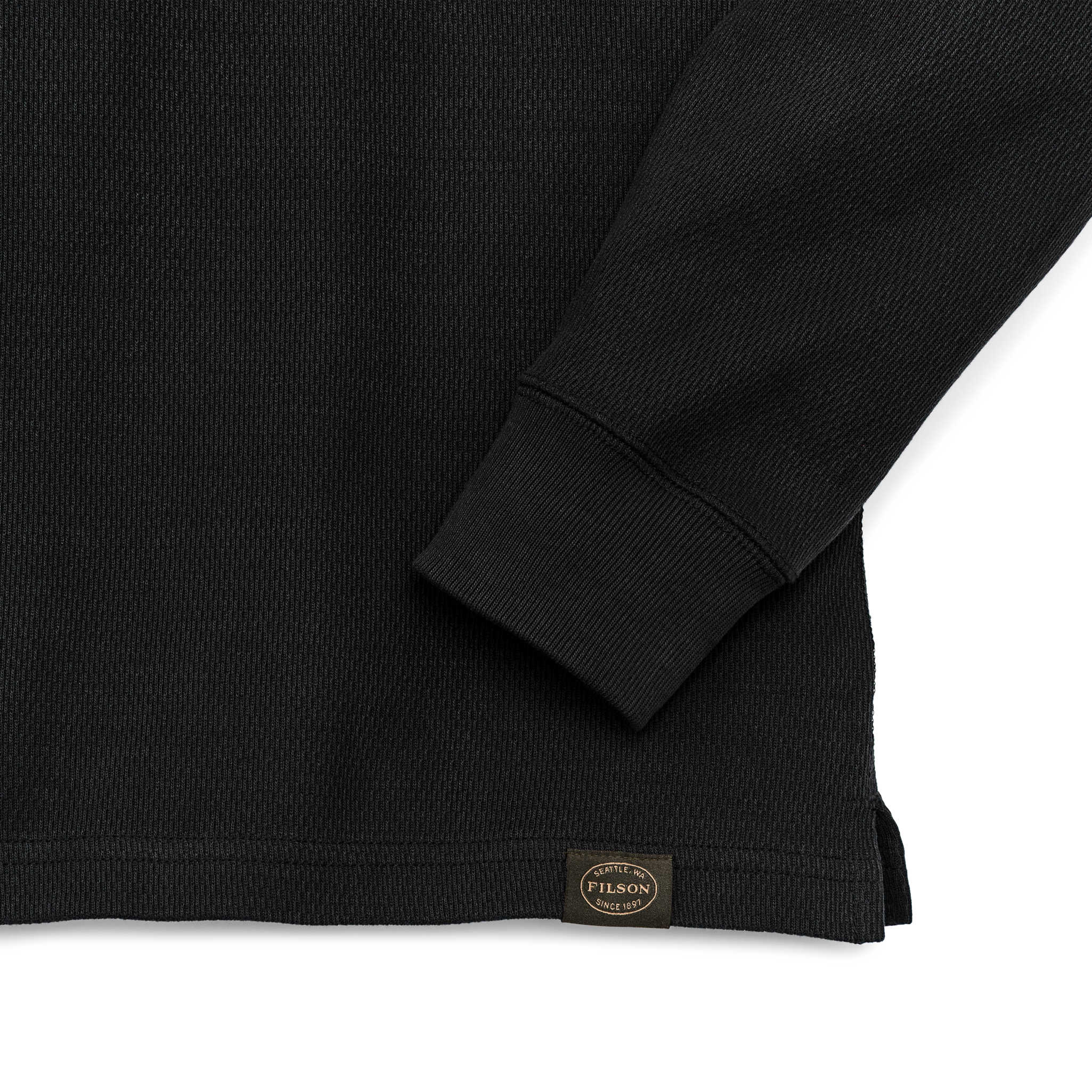 Waffle Knit Thermal Crewneck - Navy - Image 4