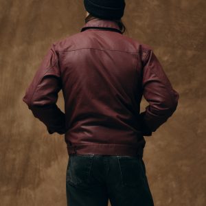 Alternative view of Tin Cloth Short Lined Cruiser Jacket - Fired Brick