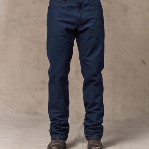 Dry Tin Cloth 5-pocket Pants - Indigo