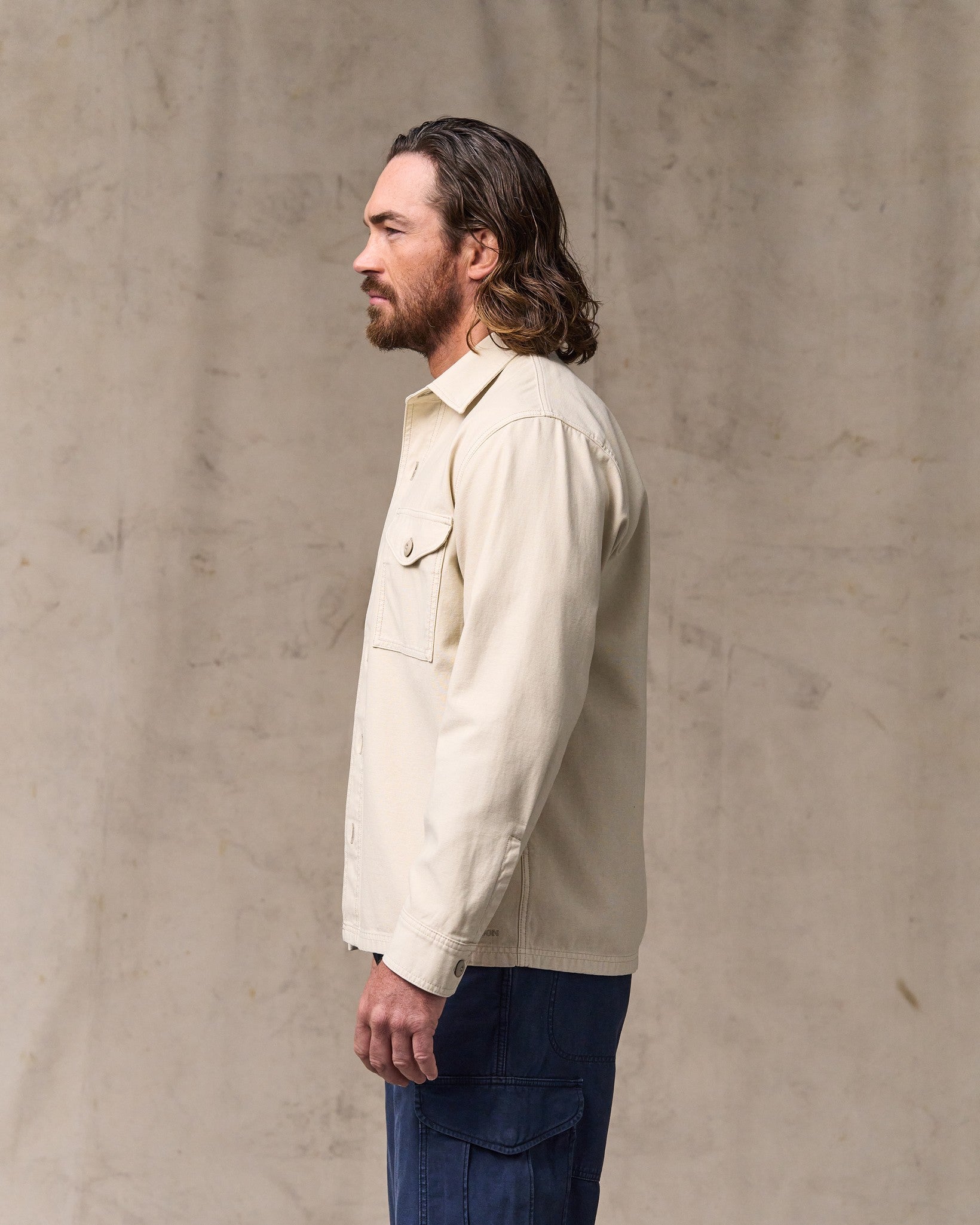 Field Jac-Shirt - Washed Oatmeal - Image 3