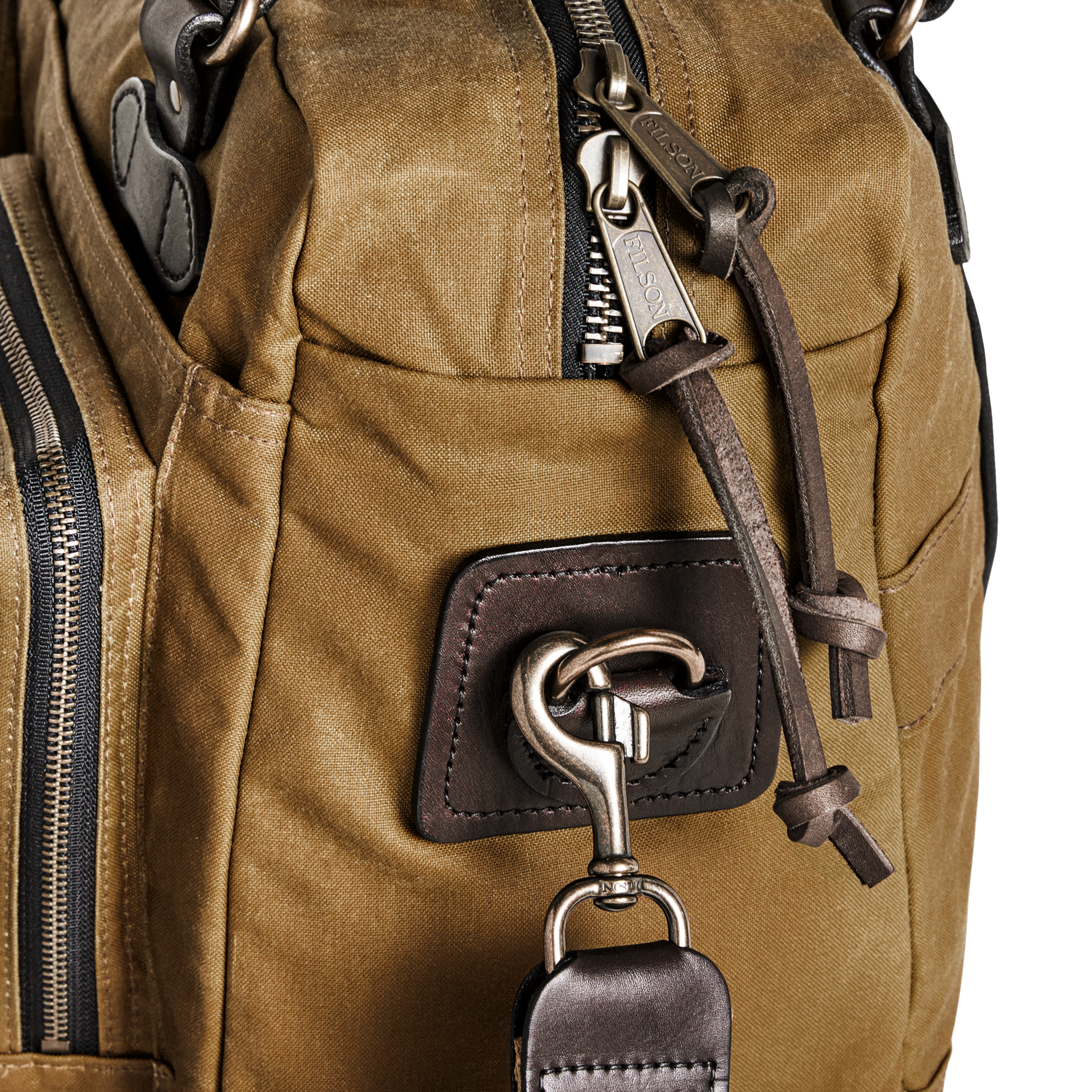 48 Hour Tin Cloth Duffle Bag - Dark Tan - Image 9