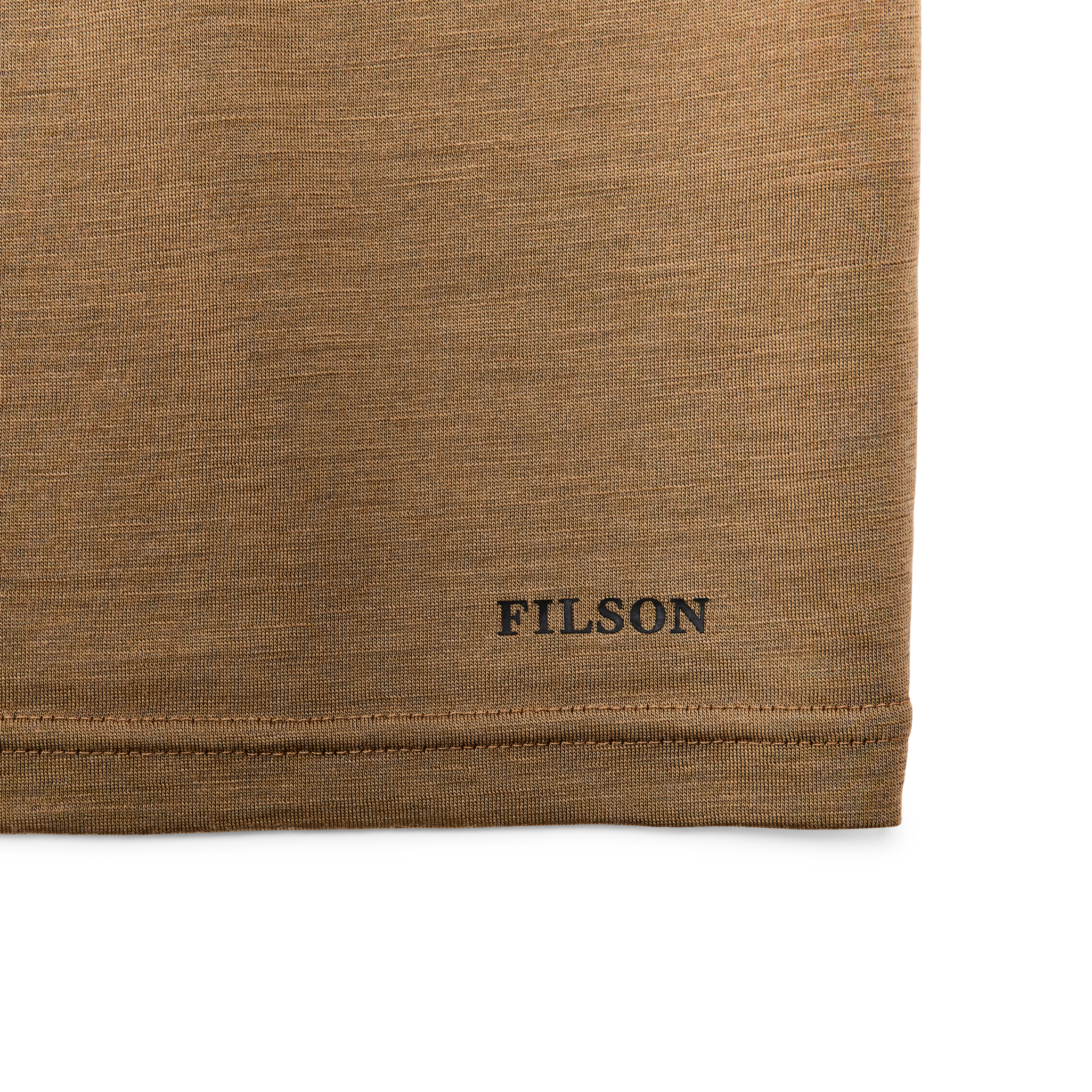 210g Merino Wool Short Sleeve Crewneck T-Shirt - Rugged Tan - Image 5