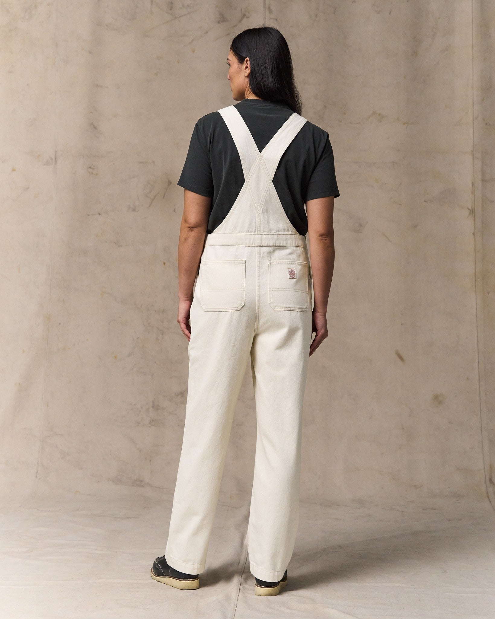 Women's Denim Overalls - Natural Seed - Image 2