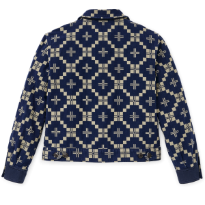 Alternative view of Women's Colchuck Short Jacket - Navy / Sage Jacquard