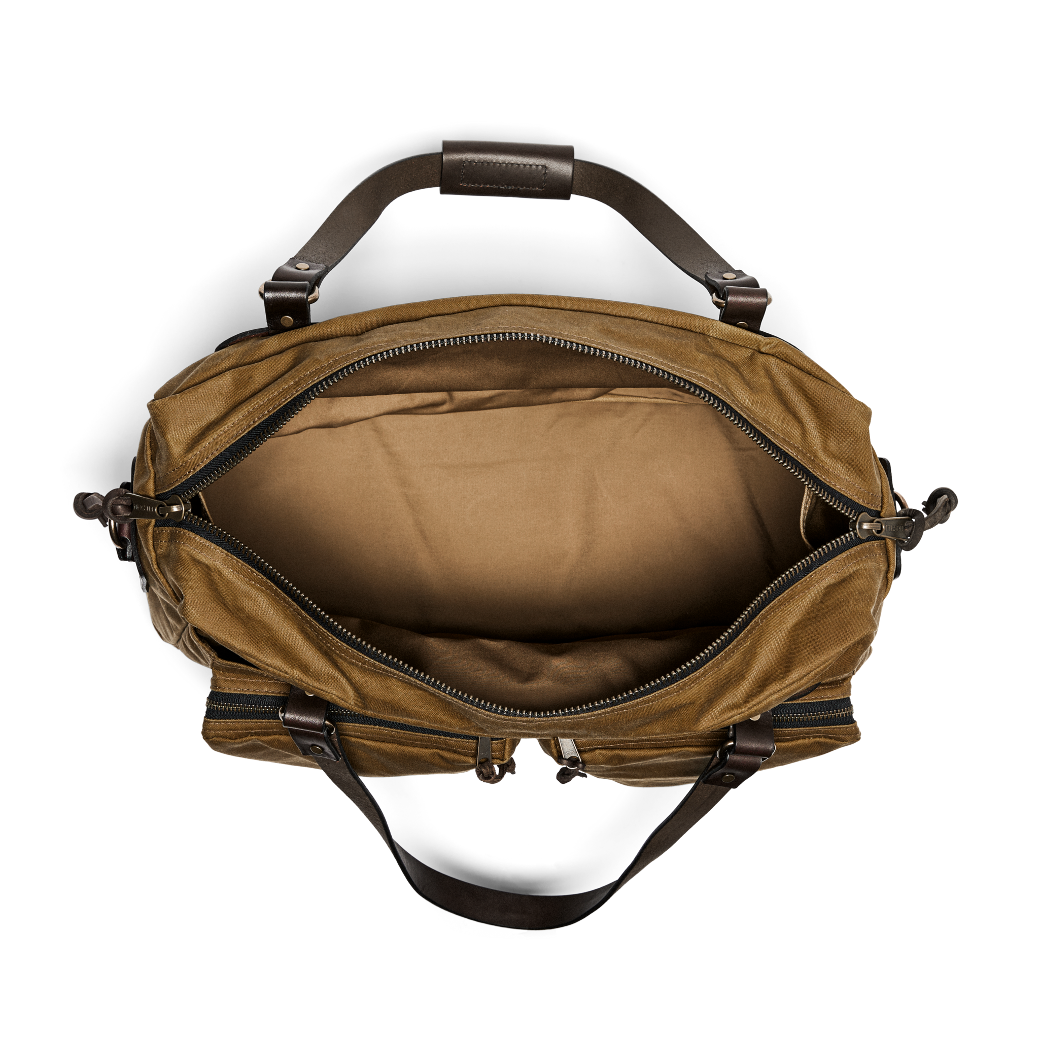 48 Hour Tin Cloth Duffle Bag - Dark Tan - Image 10
