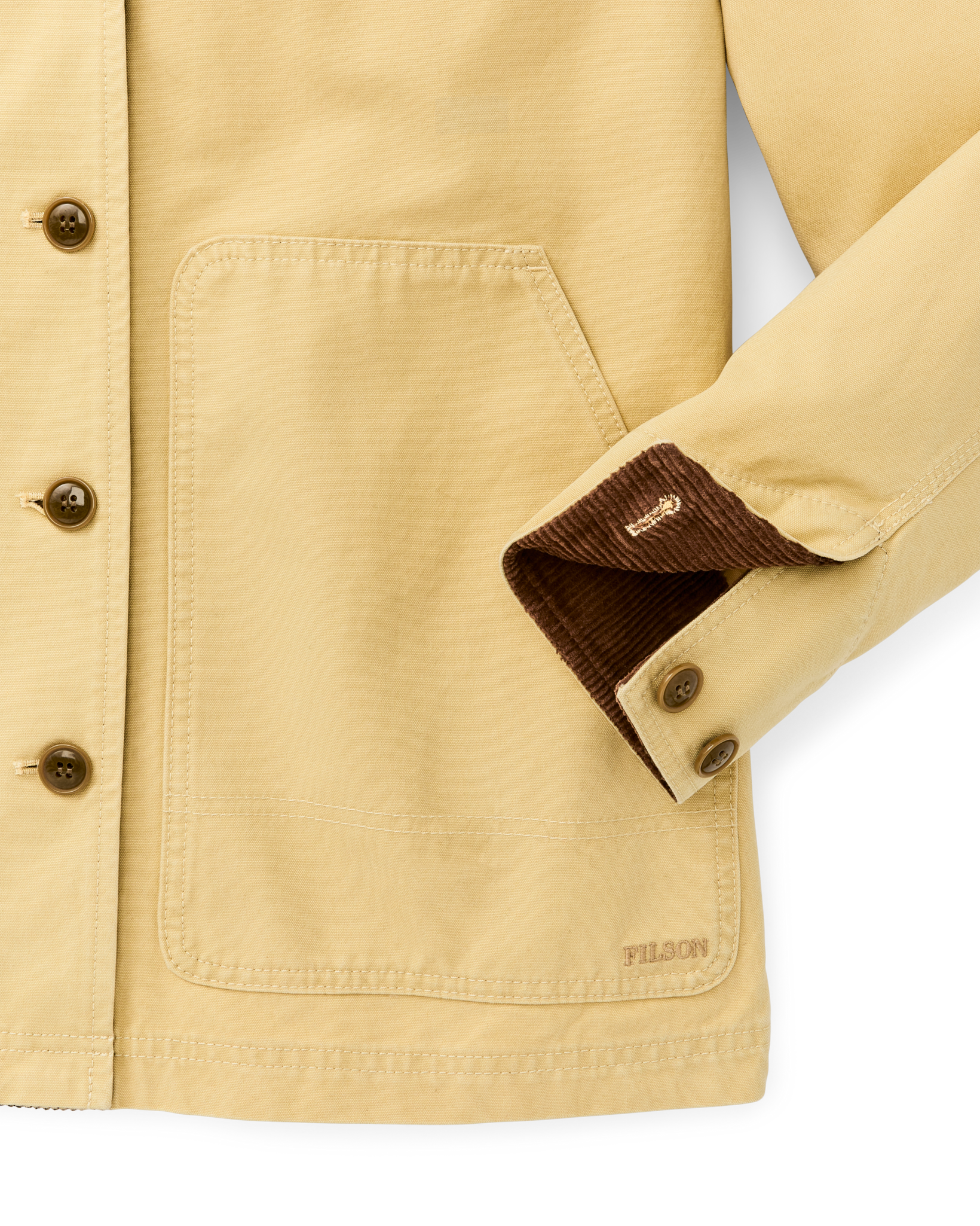 Women's Canvas Barn Coat - Antique Khaki - Image 7