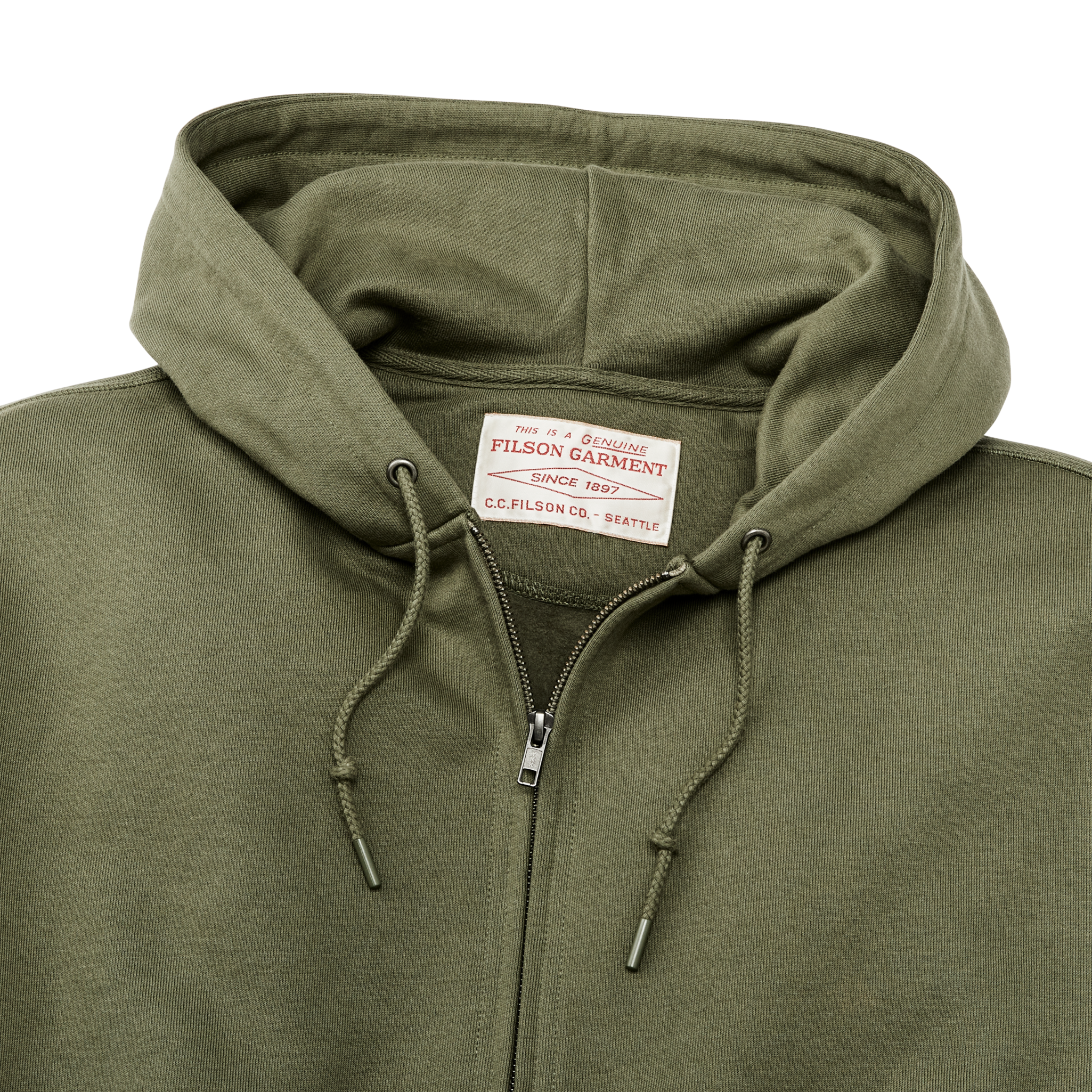 Prospector Full-zip Hoodie - Olive Drab - Image 3