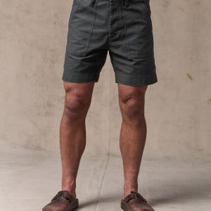 Field Supply Shorts - Washed Faded Black