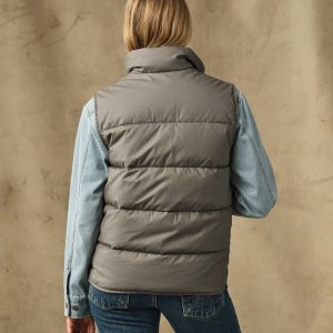 Alternative view of Women's Heritage Cotton Down Vest - Smokey Olive