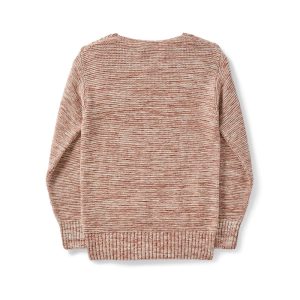 Alternative view of Wmn's Lake Quinault Crewneck Sweater - Natural Clay Melange