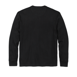 Alternative view of Waffle Knit Thermal Crewneck - Navy