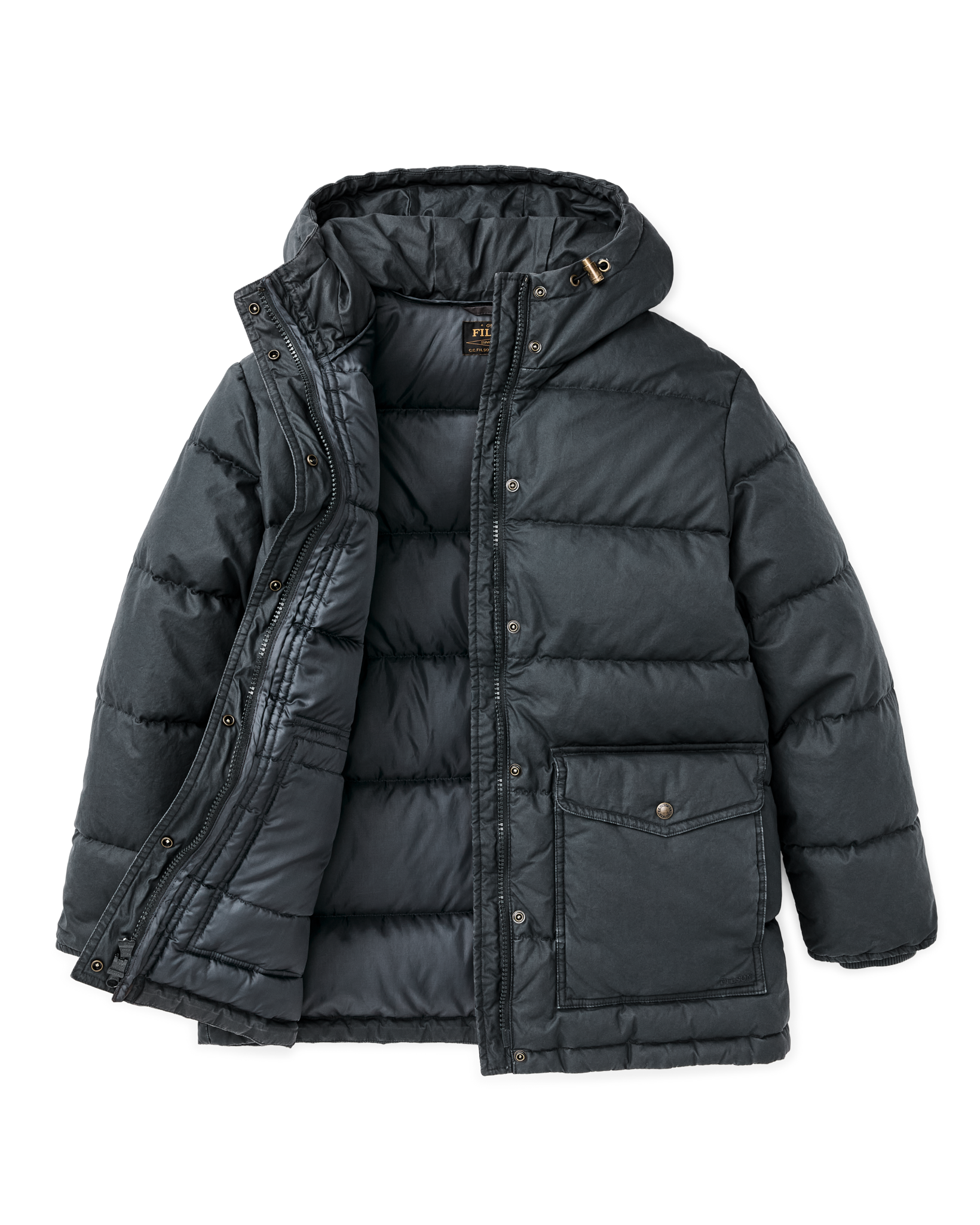 Women's Heritage Cotton Down Parka - Bluefin - Image 5