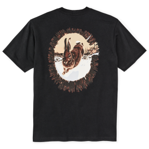 Alternative view of Hare Chase Graphic T-shirt - Black / Hare Chase