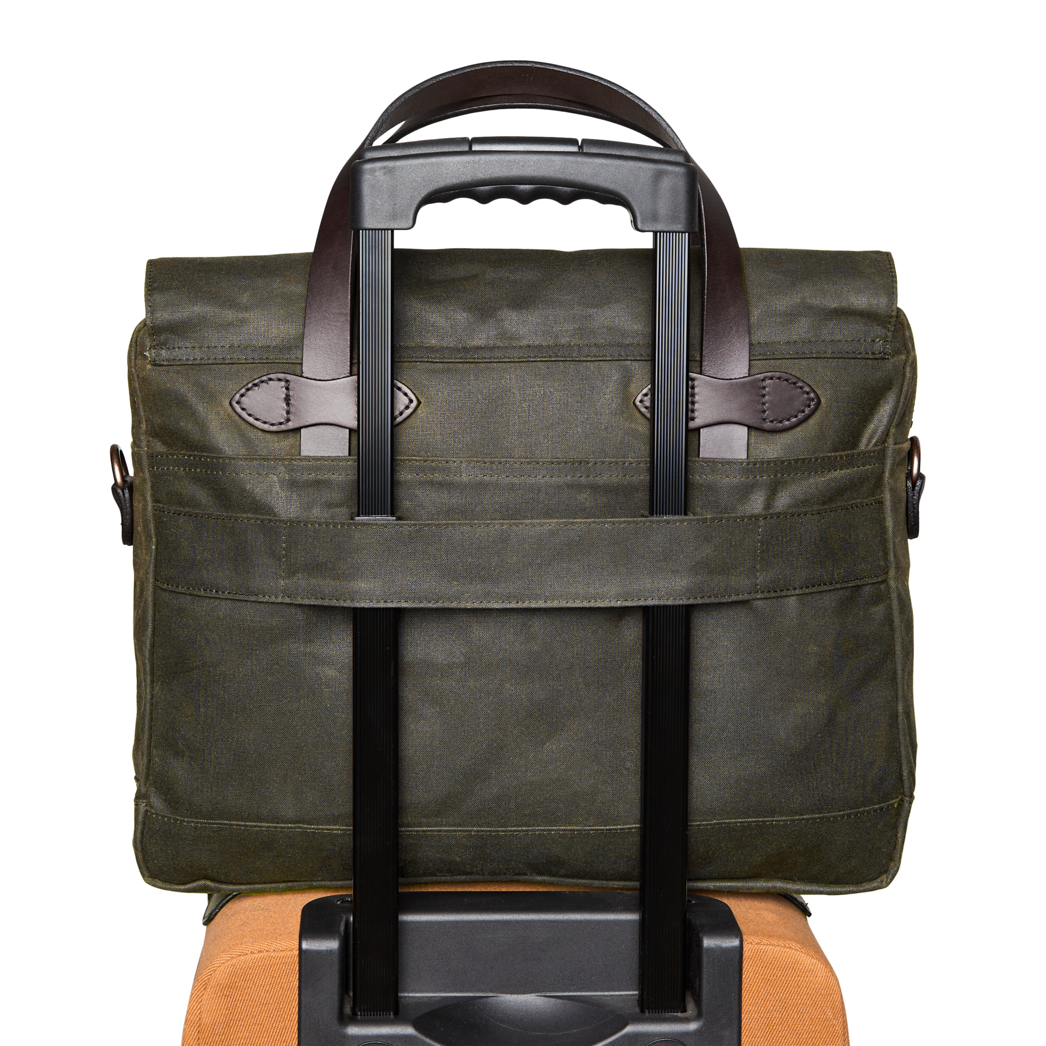 24 Hour Tin Cloth Briefcase - Otter Green - Image 12
