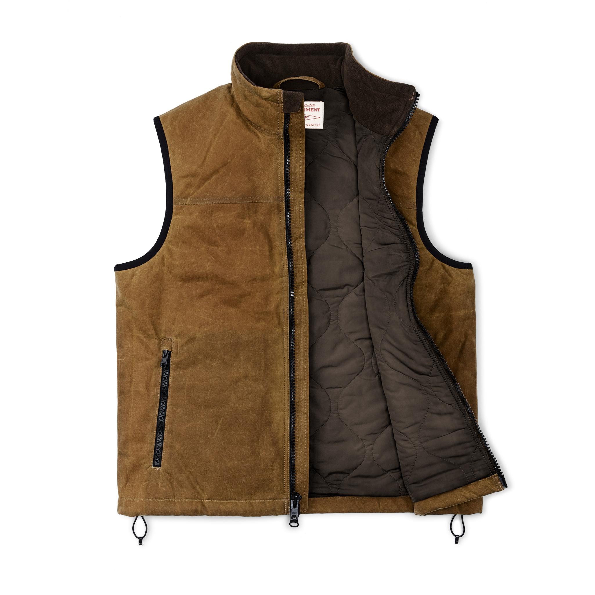 Tin Cloth Primaloft Vest - Dark Tan 2 - Image 5