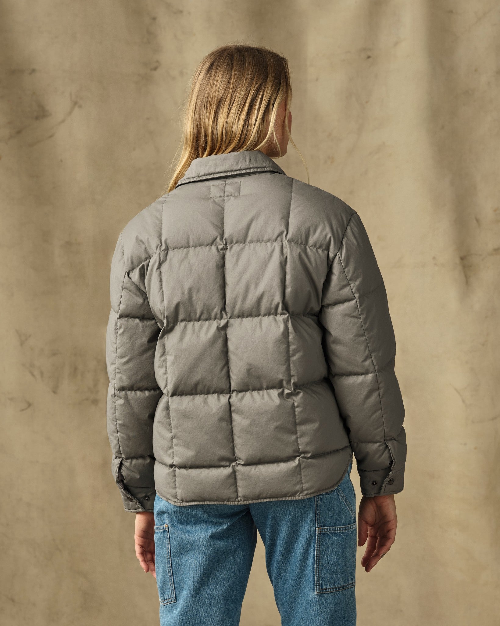 Women's Heritage Cotton Down Jacket - Smokey Olive - Image 2