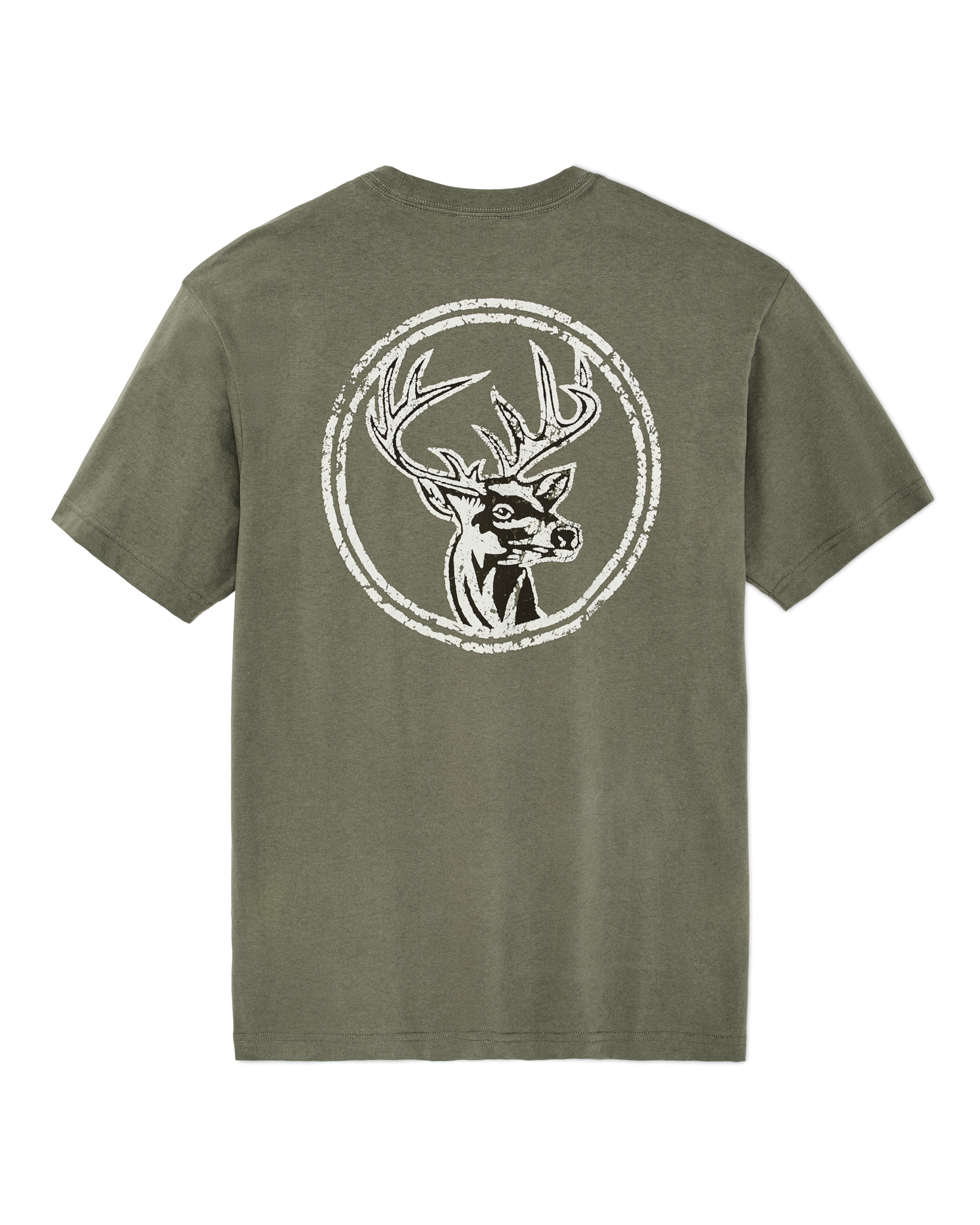 Buck Graphic T-Shirt - Shale - Image 2
