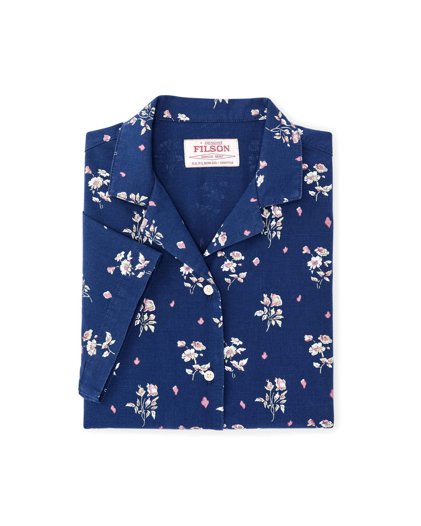 Women's Camp Shirt - Indigo / Floral - Image 6