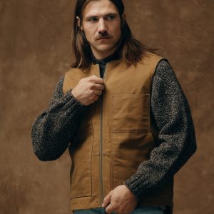 Alternative view of Tin Cloth Insulated Work Vest - Dark Tan