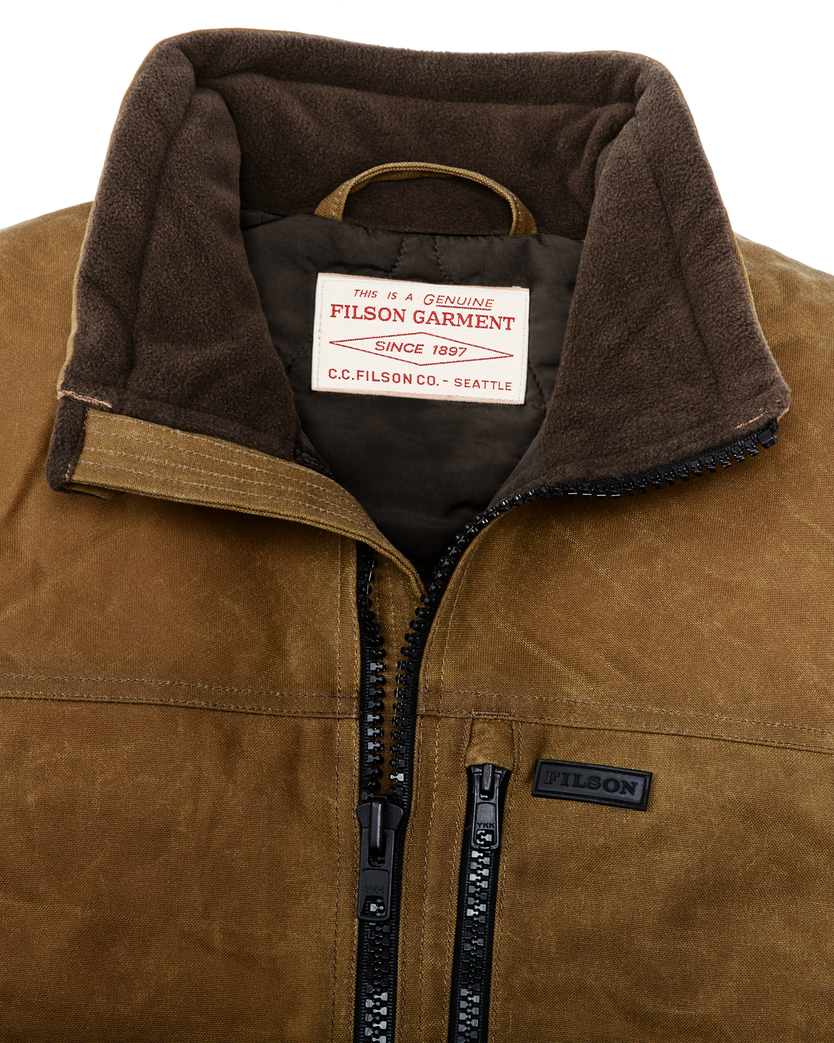 Tin Cloth Insulated Vest - Dark Tan - Image 4