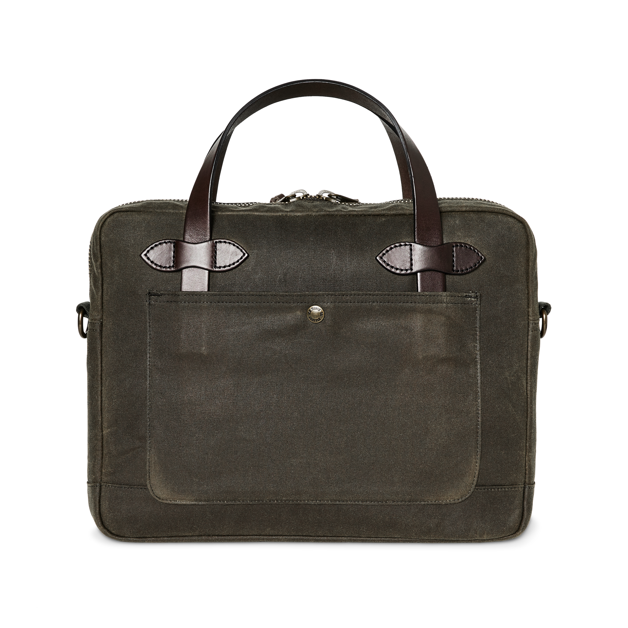 Tin Cloth Compact Briefcase - Otter Green - Image 4