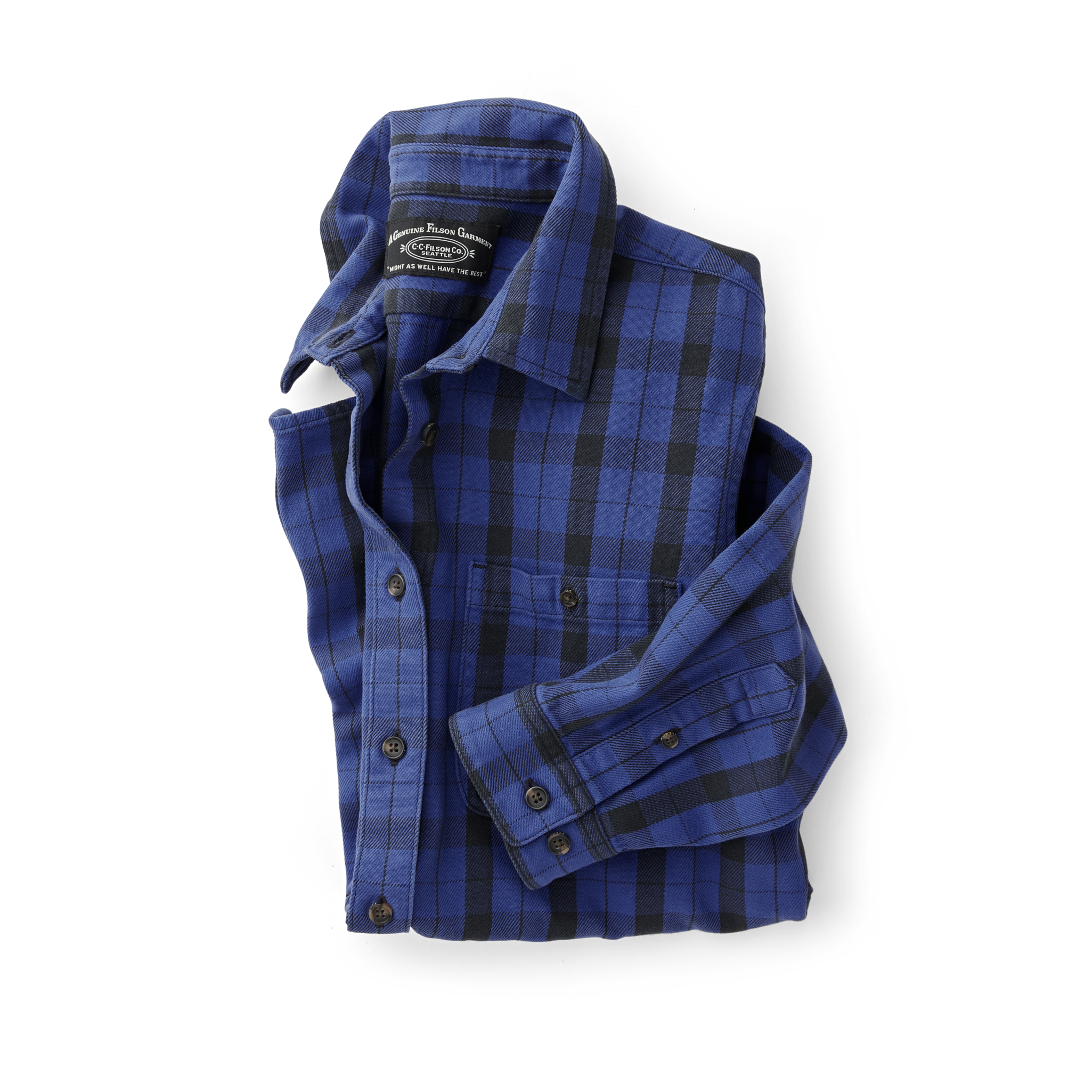 Women's Vintage Wash Alaskan Guide Shirt - Cobalt/black - Image 5