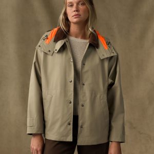 Women's Harbor Front Waxed Jacket - Marsh Tan