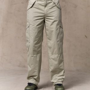 Tropical Poplin Cargo Pants - Dried Sage