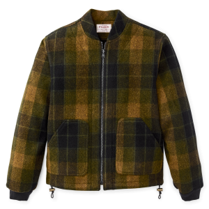 Wool Jacket Liner - Loden Heather Plaid