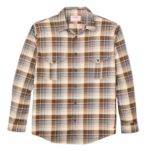 Lightweight Alaskan Guide Shirt - Cream / Blue / Multi Plaid