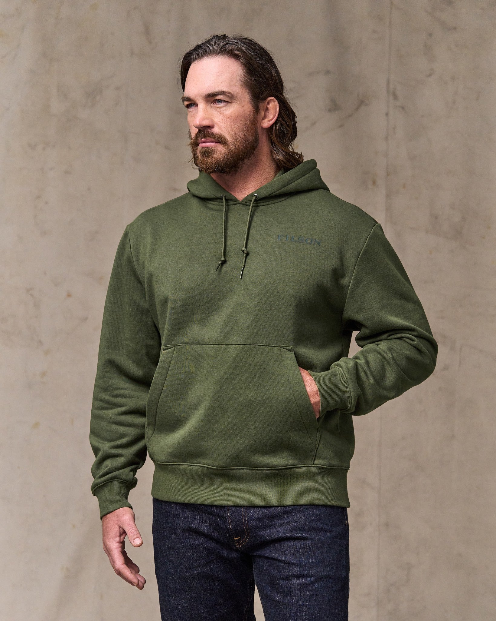Scenic Graphic Hoodie - Surplus Green - Image 4