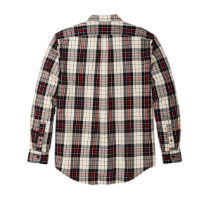 Alternative view of Lightweight Alaskan Guide Shirt - Off White Black Red
