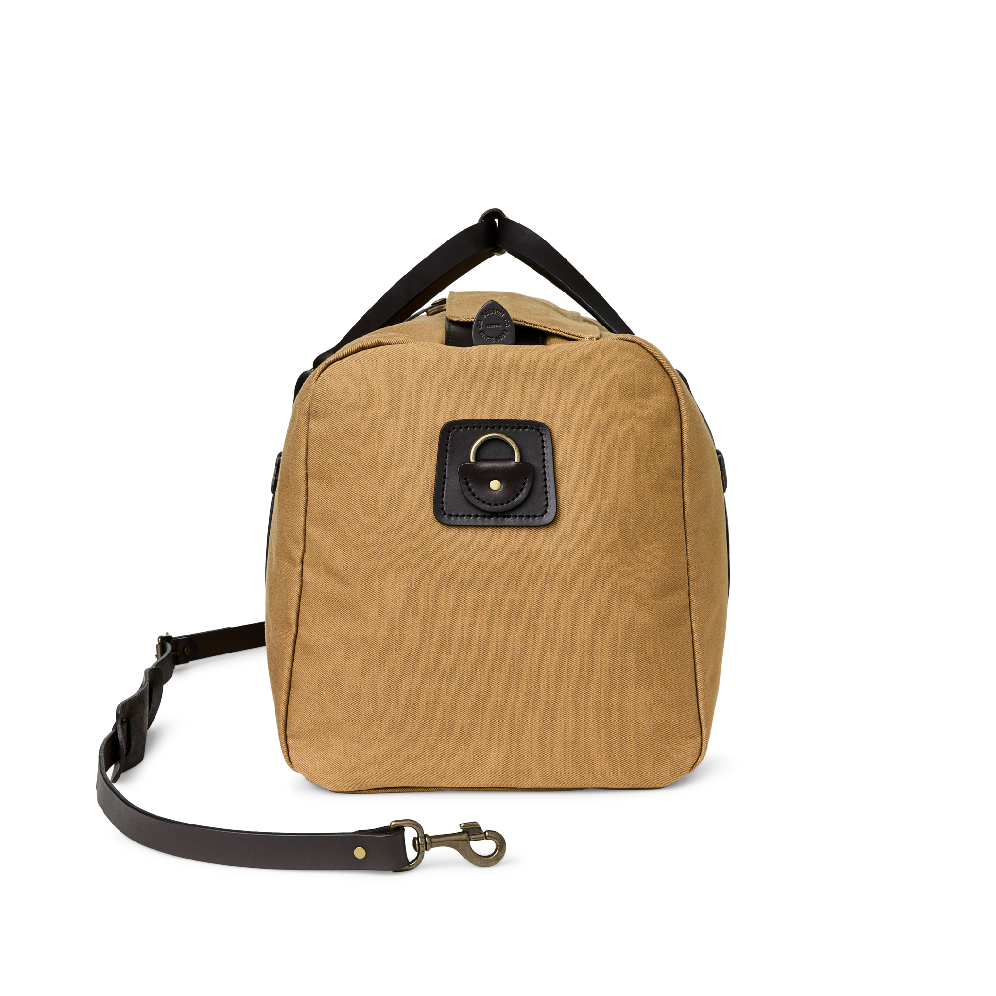 Large Rugged Twill Duffle Bag - Tan - Image 4