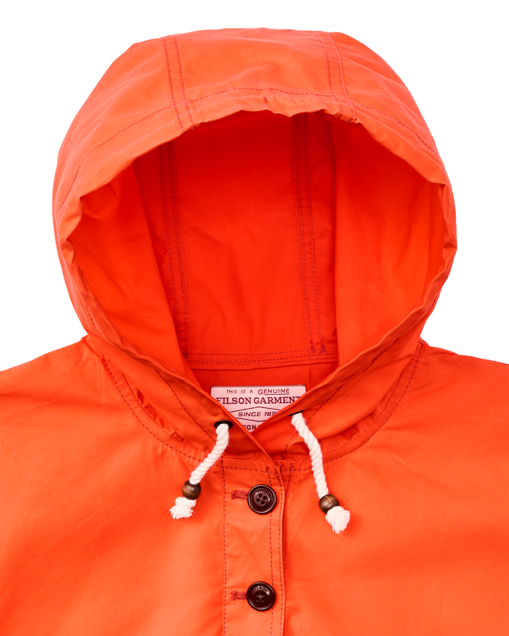 Women's Dry Wax Hooded Popover - Flame - Image 4