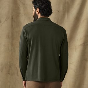 Alternative view of Field Knit Pullover Shirt - Dark Timber