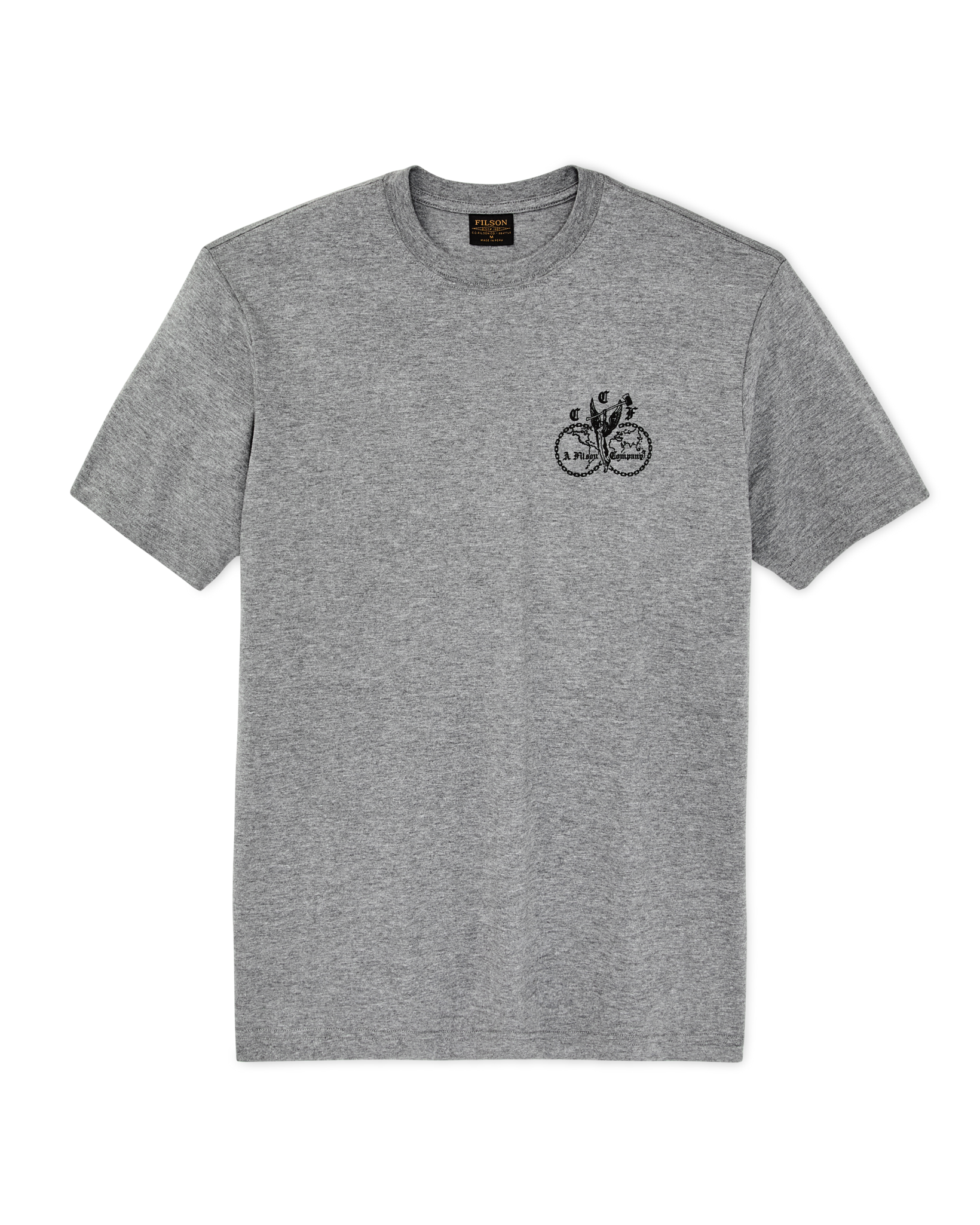 Union Graphic T-Shirt - Dark Gray Heather - Image 4