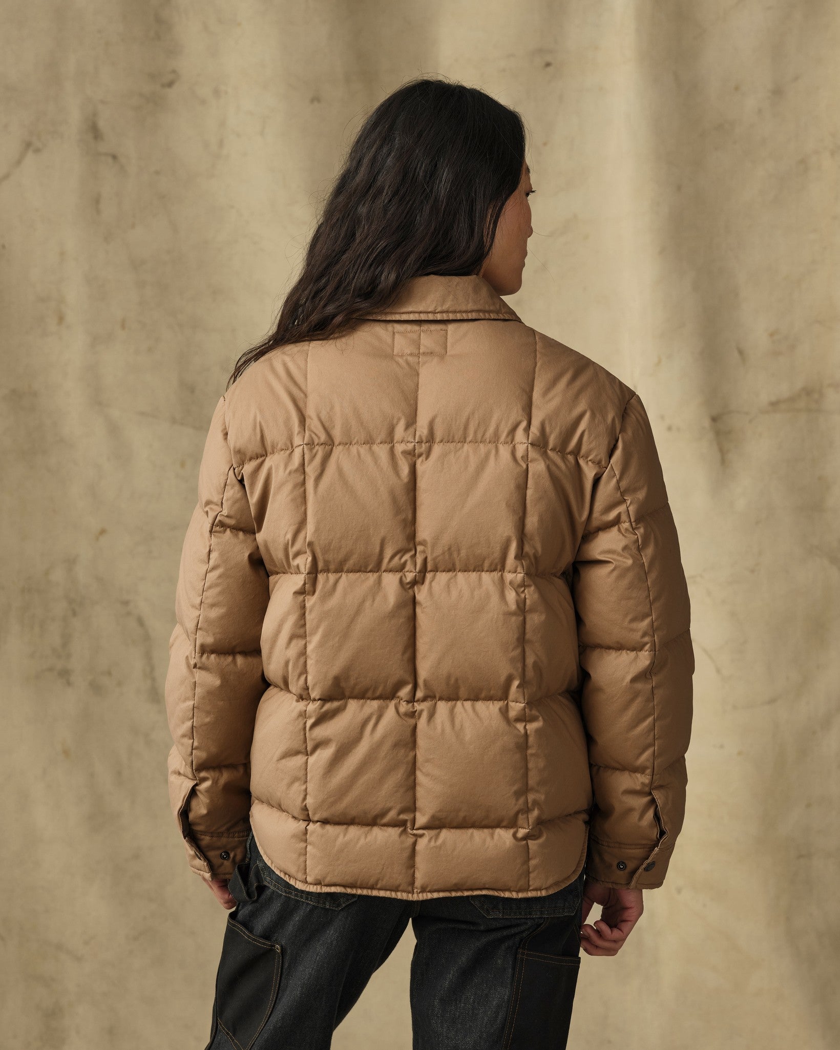 Women's Heritage Cotton Down Jacket - Antique Bronze - Image 2
