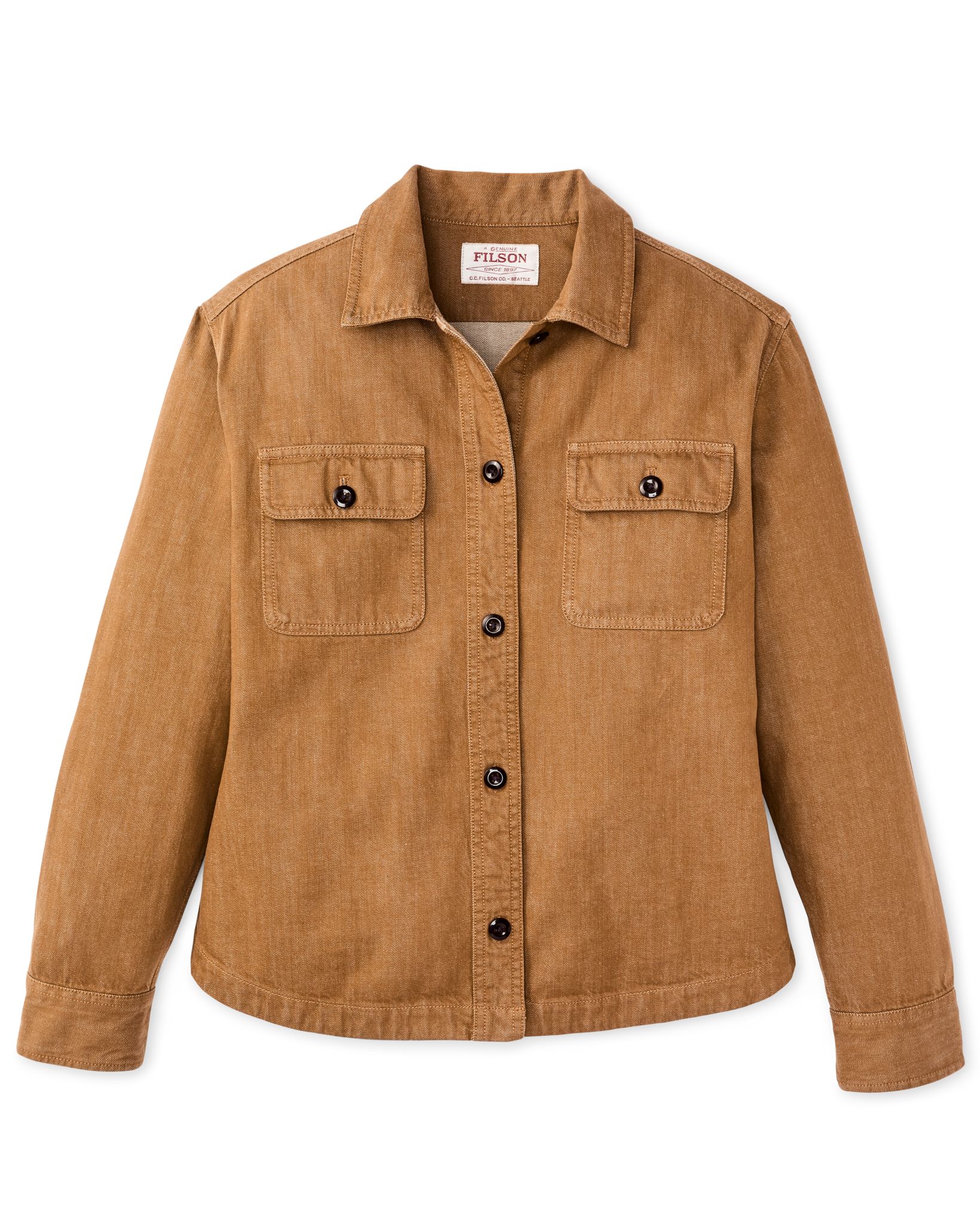 Women's Denim Shirt - Harvest Tan - Image 5