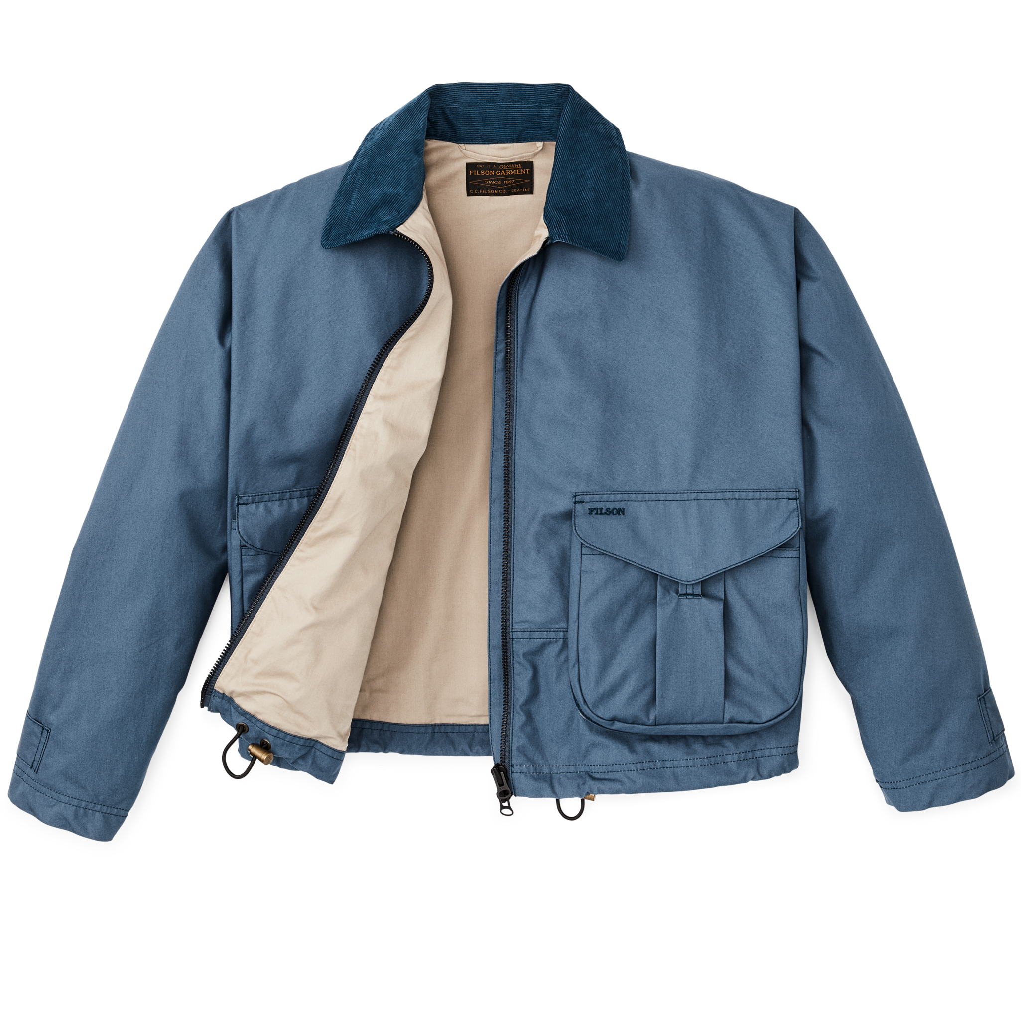 Women's Aviator Cloth Short Work Jacket - Flag Blue - Image 3