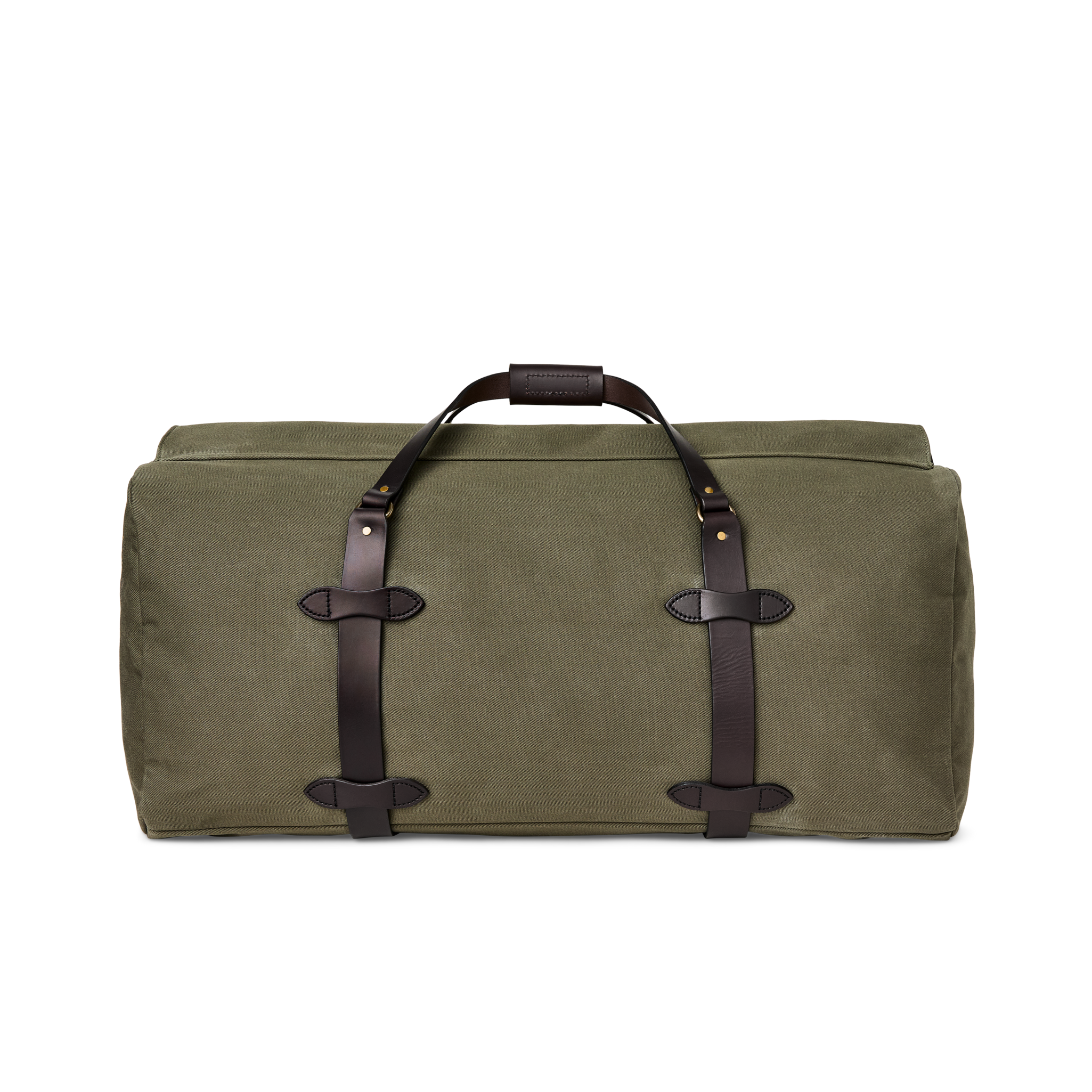 Large Rugged Twill Duffle Bag - Otter Green - Image 3