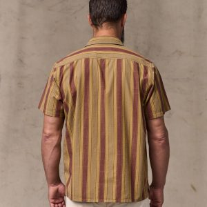 Alternative view of Chambray Camp Shirt - Brick / Tan